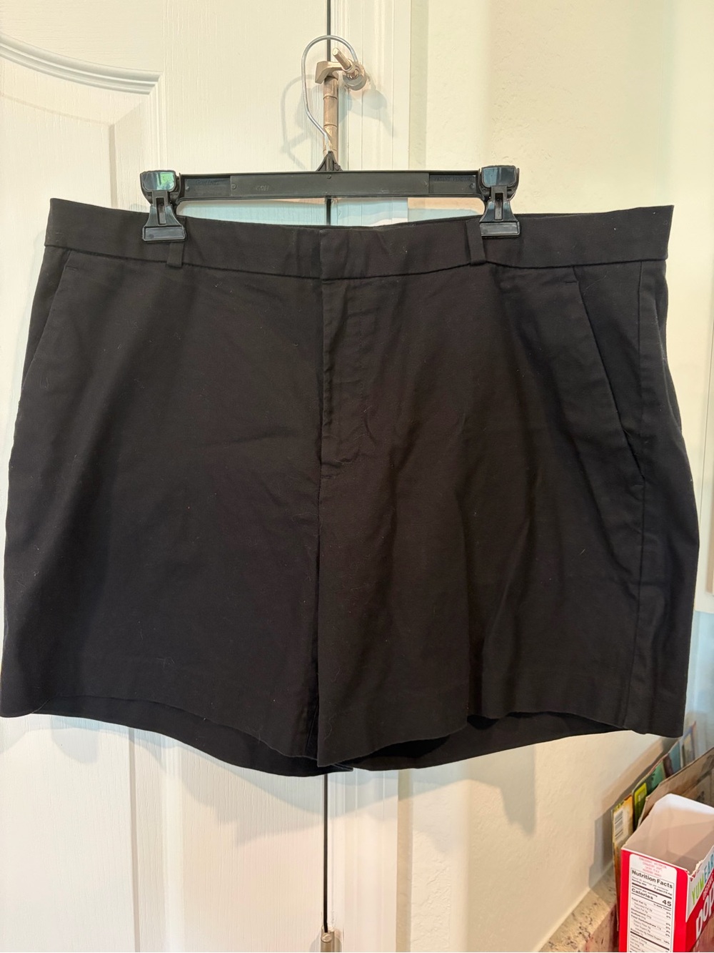 Banana Republic Black Tailored Bermuda Shorts
